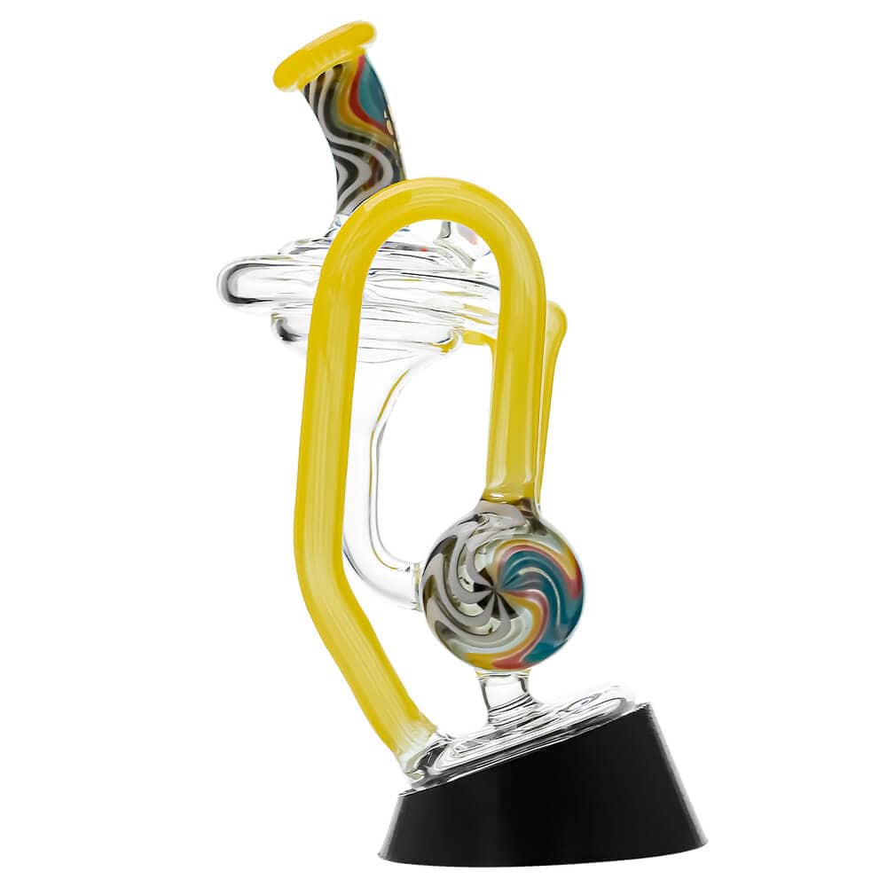 HEADY WIGWAG PUFFCO PEAK OG & PRO GLASS ATTACHMENT ENCASED WITH OPAL