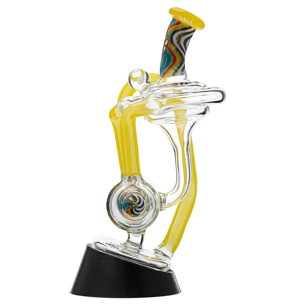 HEADY WIGWAG PUFFCO PEAK OG & PRO GLASS ATTACHMENT ENCASED WITH OPAL
