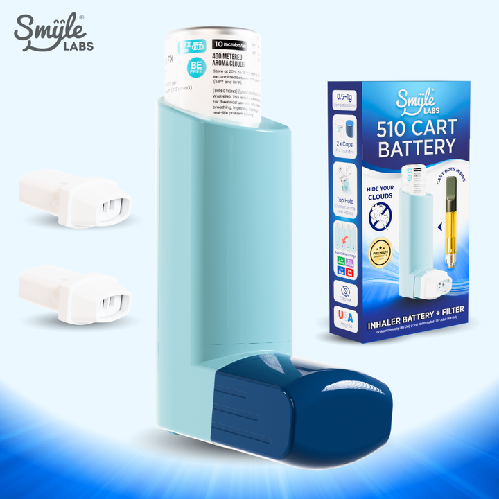 Inhaler 510 Cart Battery + Cloud Filters