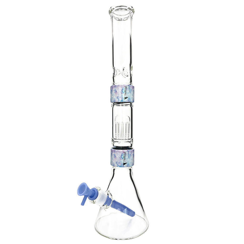 Prism Halo Tie Dye Beaker Double Stack