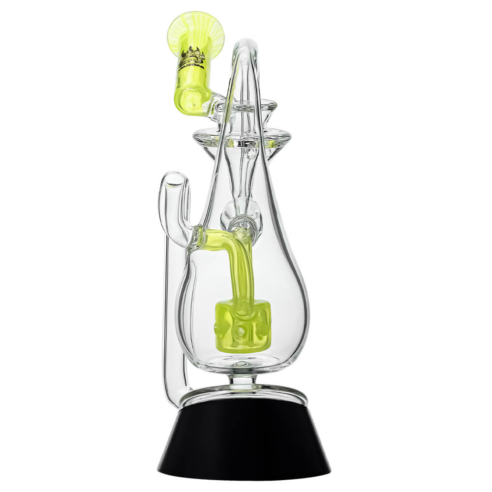 KLEIN DROP BOTTLE PUFFCO OG & PEAK GLASS ATTACHMENT WITH ENCASED OPAL