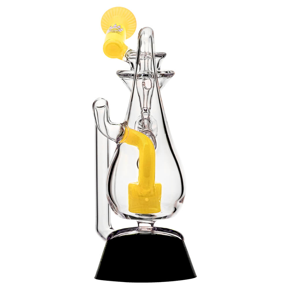 KLEIN DROP BOTTLE PUFFCO OG & PEAK GLASS ATTACHMENT WITH ENCASED OPAL