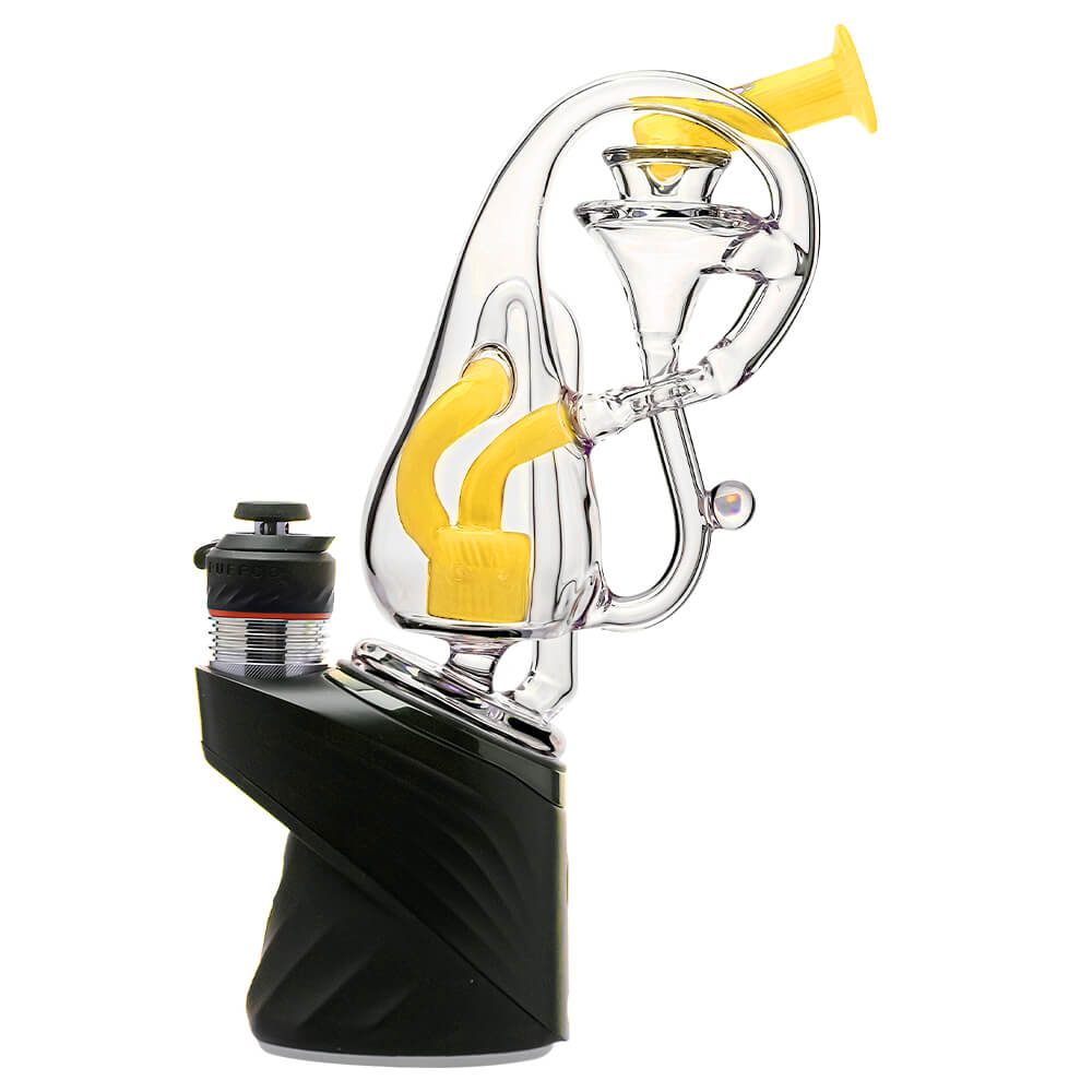 KLEIN DROP BOTTLE PUFFCO OG & PEAK GLASS ATTACHMENT WITH ENCASED OPAL