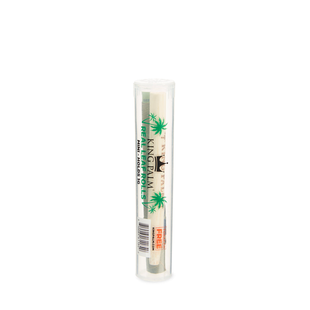 King Palm Single Leaf Tubes 50ct Dispenser – Mini Size