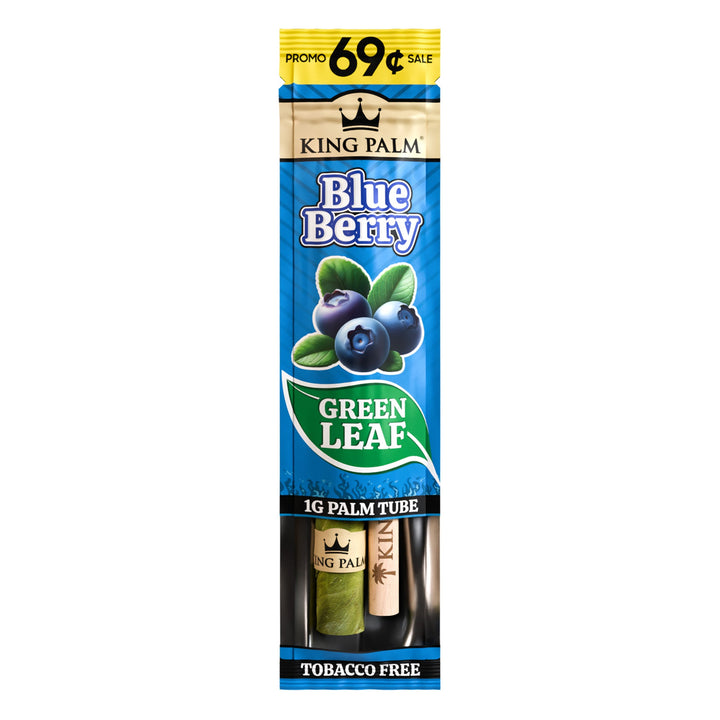 King Palm Flavored Mini 1pk Leaf Tubes – Pre-Priced $0.69 - 30ct