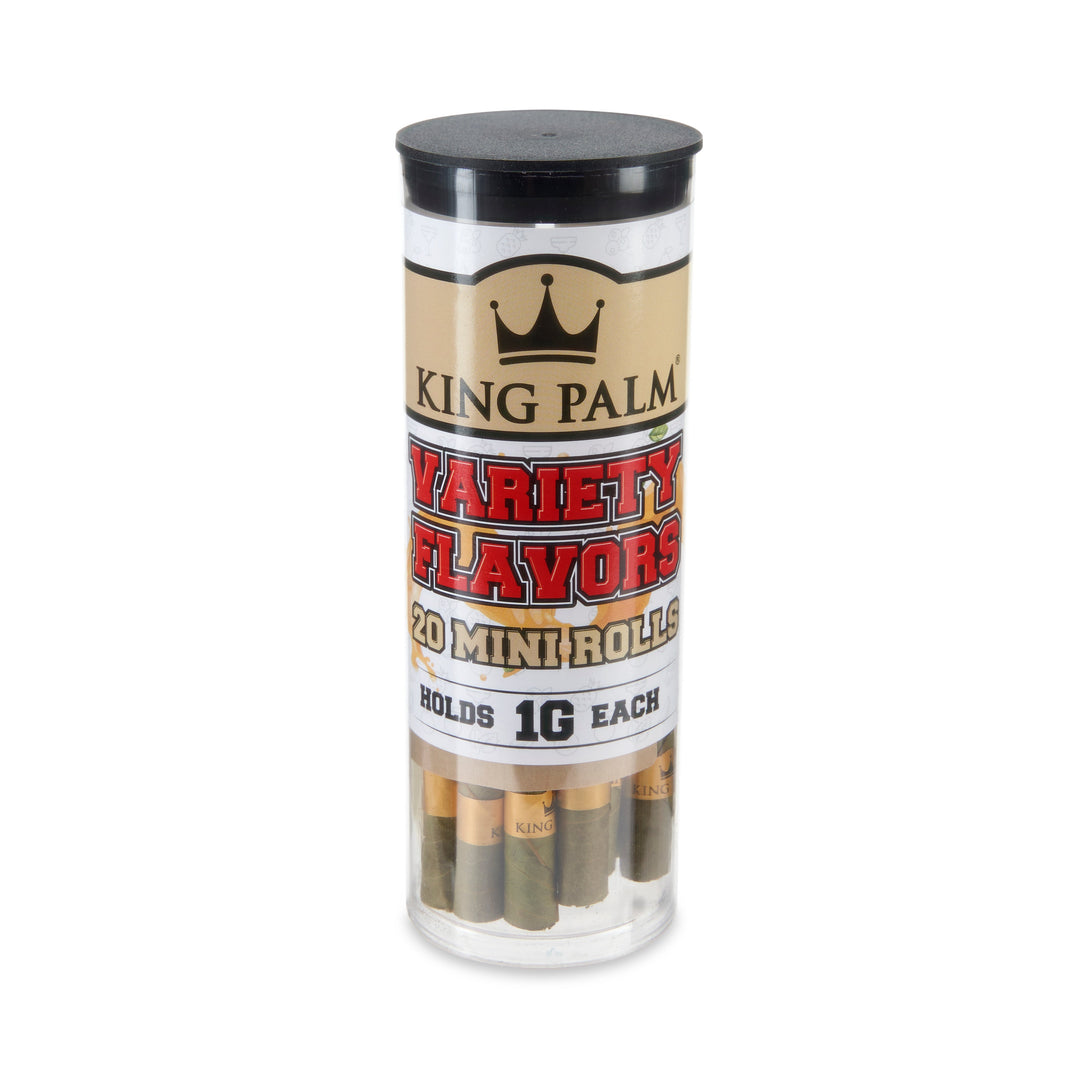King Palm 20-Pack Flavored Mini Leaf Tubes – 6ct