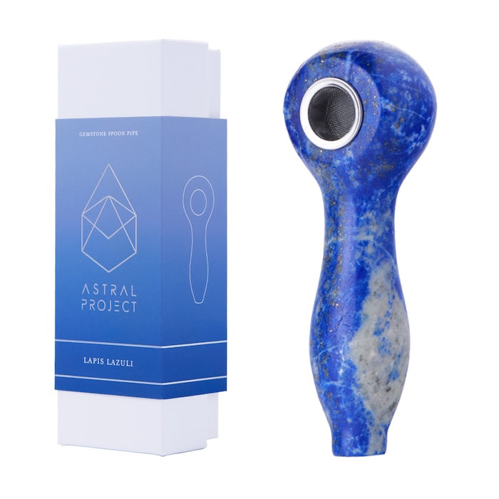 Astral Project Gemstone Spoon Pipe (8 styles)