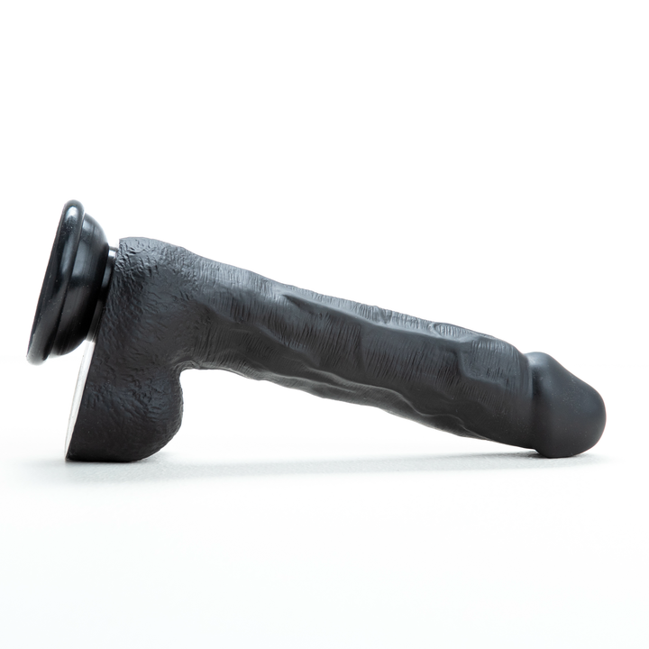 Deep Reach 10 inch Black Long Dong with Suction Cup