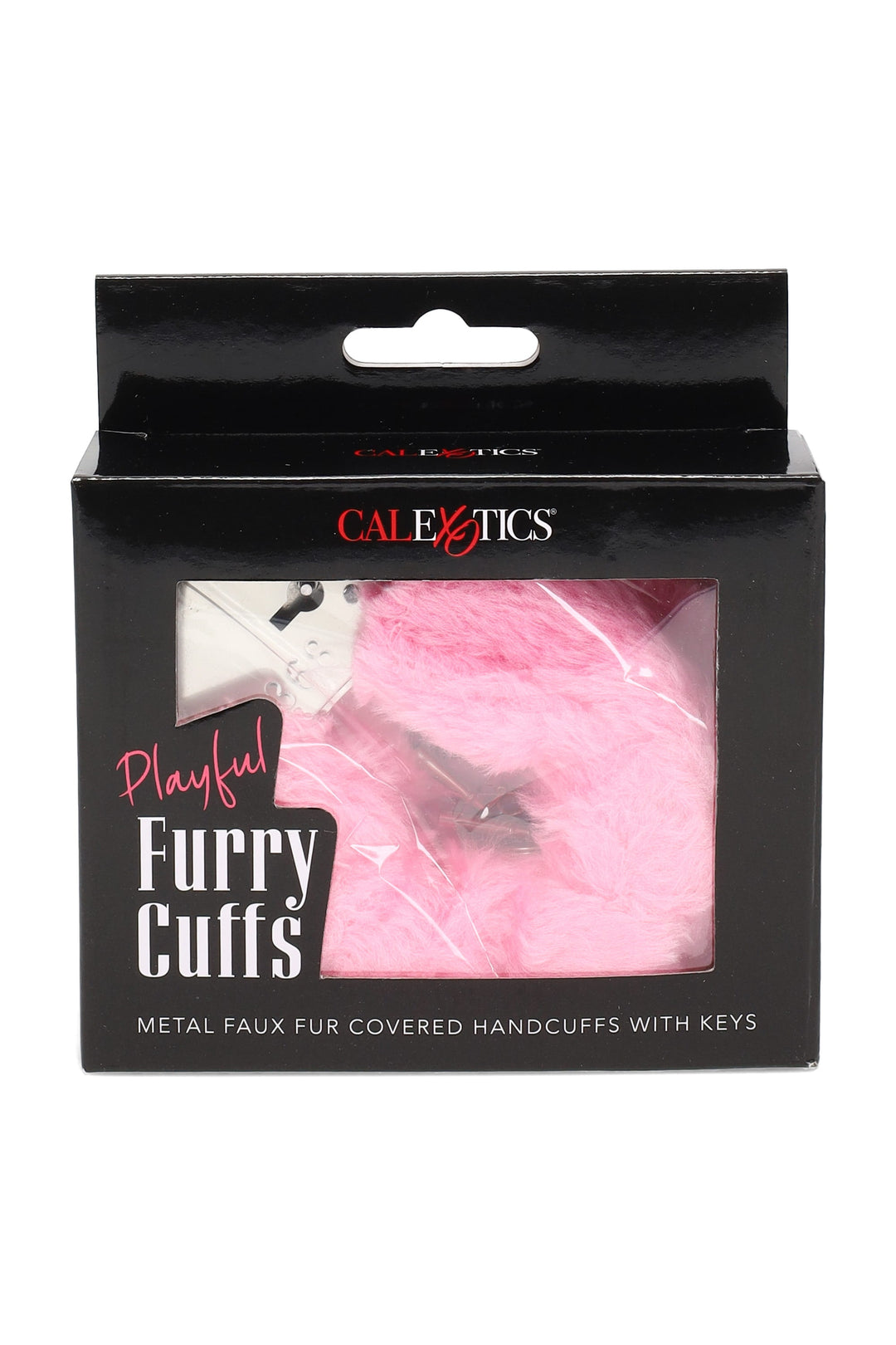 Playful Furry Cuffs – Metal with Keys – Assorted Colors