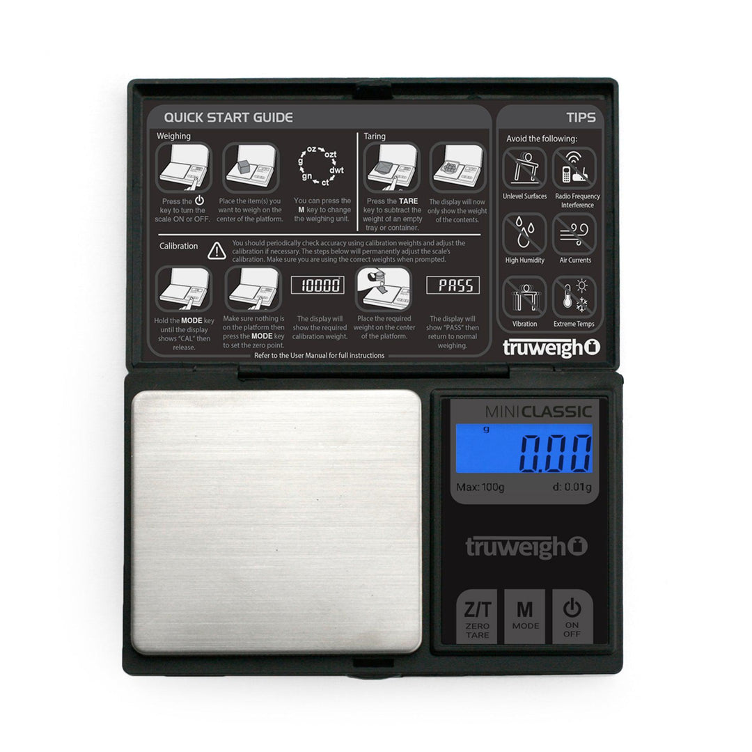 Truweigh Mini Classic Scale - 100g x 0.01g
