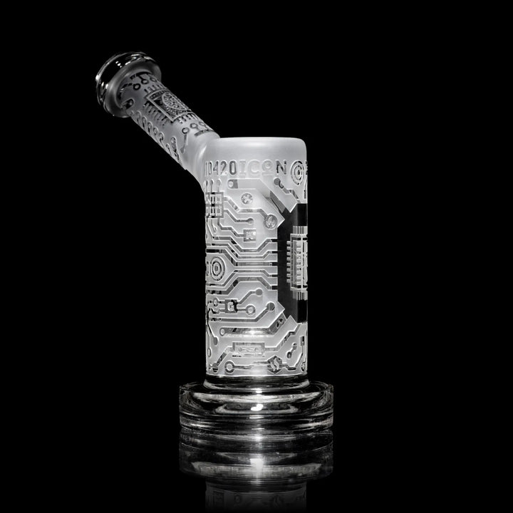 Milky Way Glass - Circuitboard Dab Rig (6")