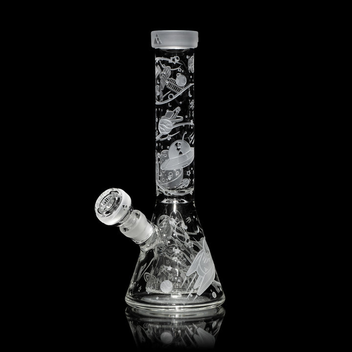 Space Odyssey in 3D 11" Beaker Bong with Collins Perc