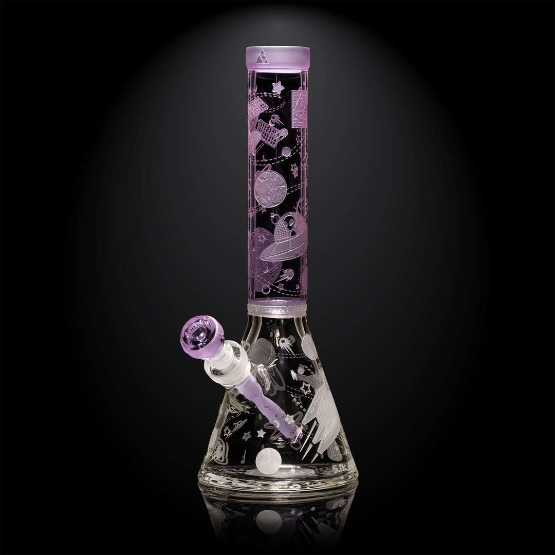 Space Odyssey: 4001 AD 14" Beaker Bong by No Brand | BDDbrands