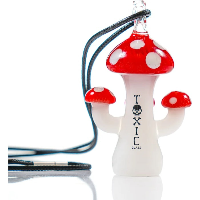 Toxic Mushroom Pendant Hand Pipe (pack of 5)