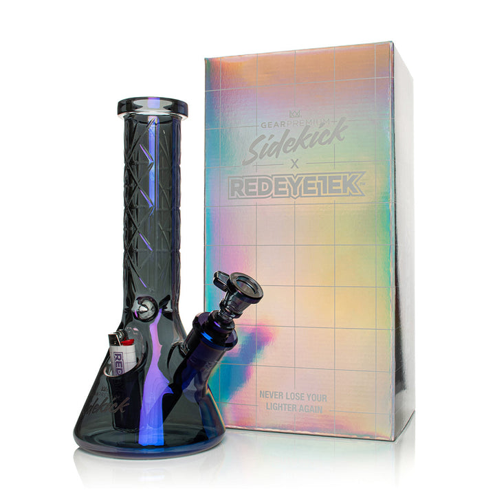 Gear Premium 12" Sidekick Beaker (Terminator Finish) Water Pipe - view 9 | BDDbrands