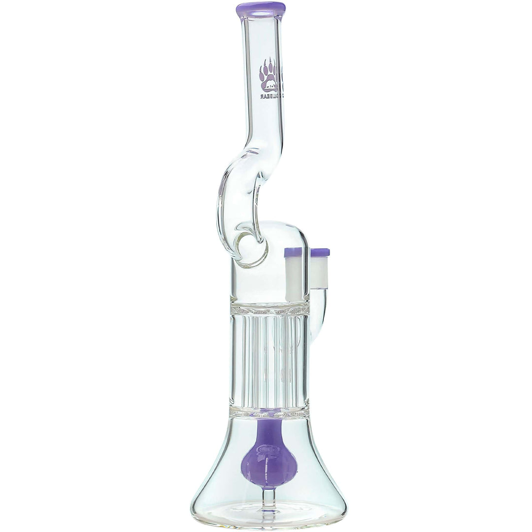 NATTY PILLAR BONG W/ GILDED PERC - view 12 | BDDbrands