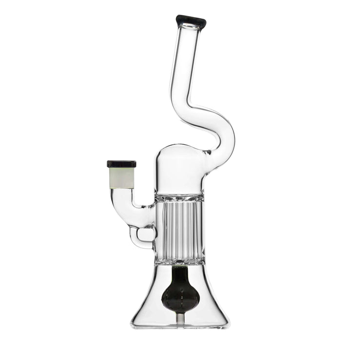 NATTY PILLAR BONG W/ GILDED PERC - view 4 | BDDbrands