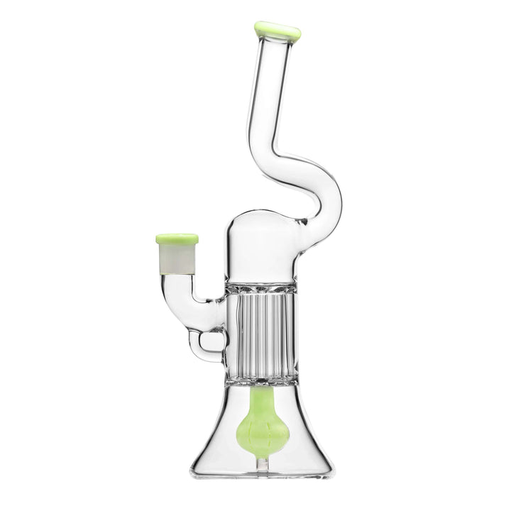 NATTY PILLAR BONG W/ GILDED PERC - view 3 | BDDbrands