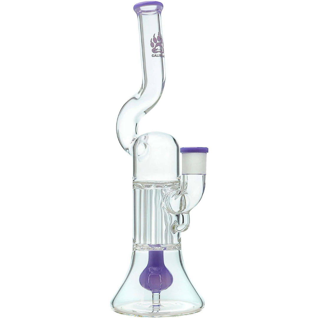NATTY PILLAR BONG W/ GILDED PERC - view 17 | BDDbrands