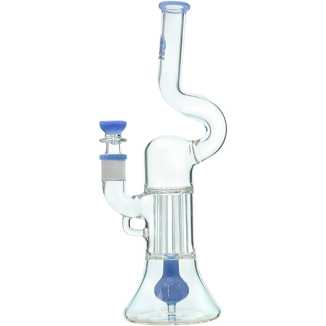 NATTY PILLAR BONG W/ GILDED PERC - view 6 | BDDbrands