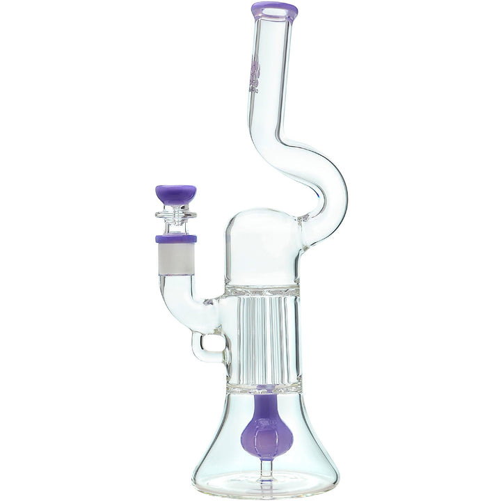 NATTY PILLAR BONG W/ GILDED PERC - view 10 | BDDbrands