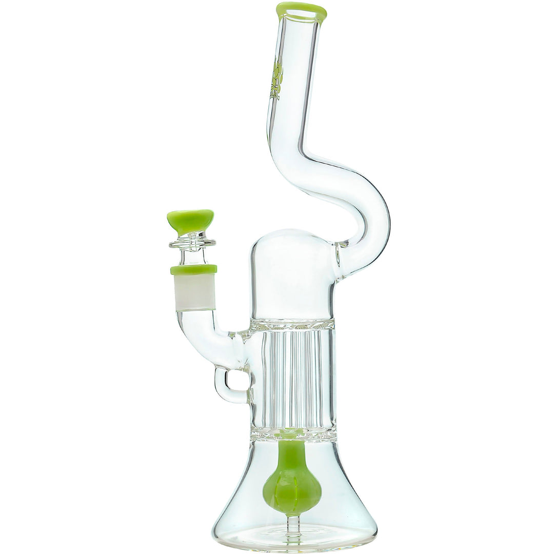 NATTY PILLAR BONG W/ GILDED PERC - view 9 | BDDbrands