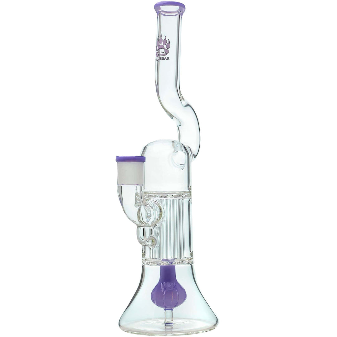 NATTY PILLAR BONG W/ GILDED PERC - view 15 | BDDbrands