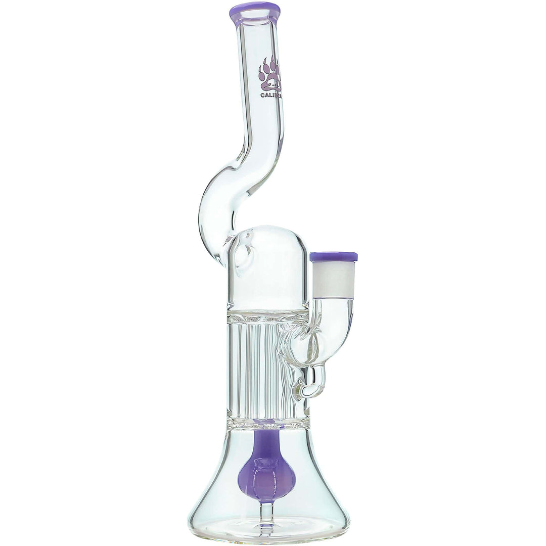 NATTY PILLAR BONG W/ GILDED PERC - view 18 | BDDbrands