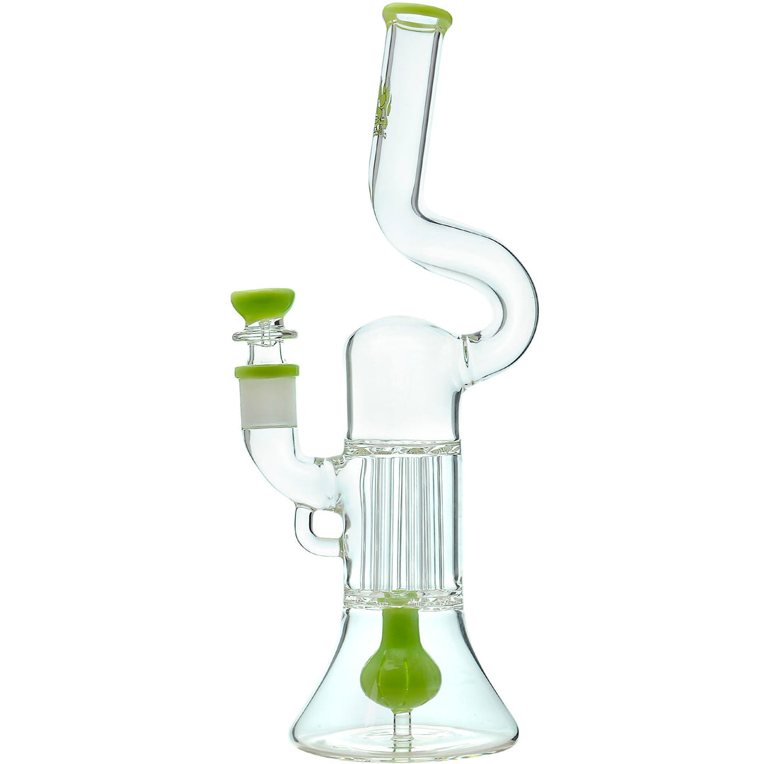 NATTY PILLAR BONG W/ GILDED PERC - view 7 | BDDbrands