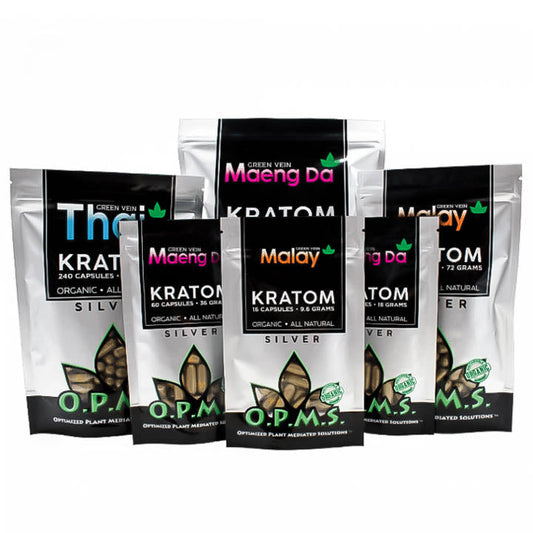 OPMS Kratom Capsule - Silver