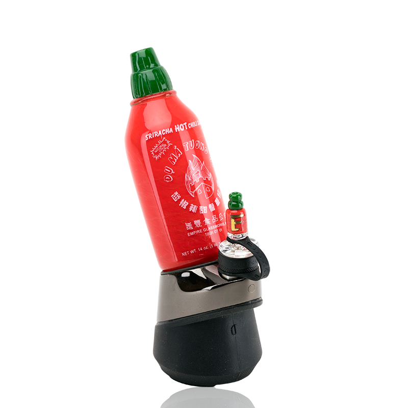 Sriracha Bottle PuffCo Peak Glass Attachment