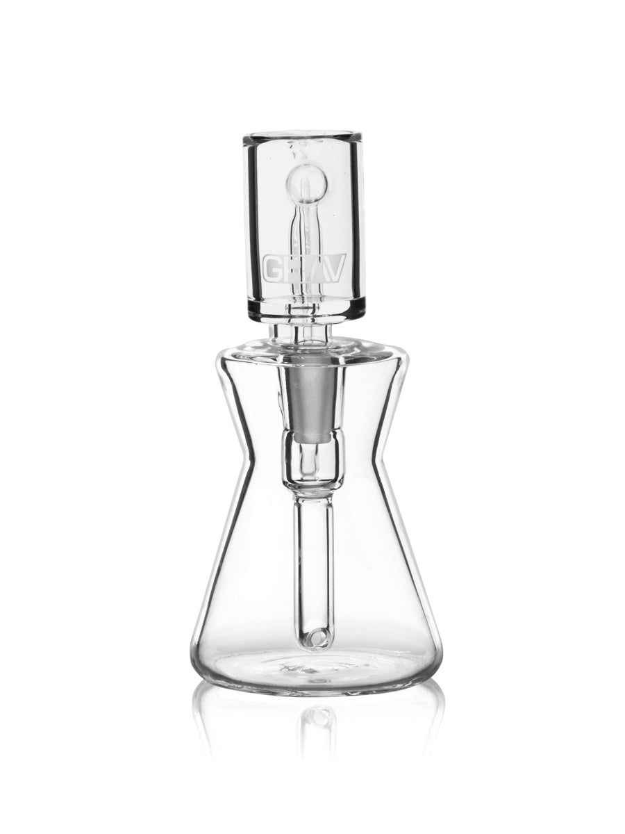 GRAV® Hourglass Pocket Bubbler Rig - Clear