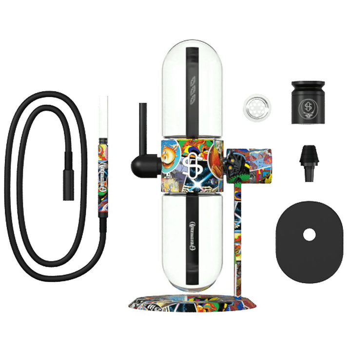 Stündenglass x Grateful Dead Gravity Infuser Water Pipe - Legacy Patchwork / 15"