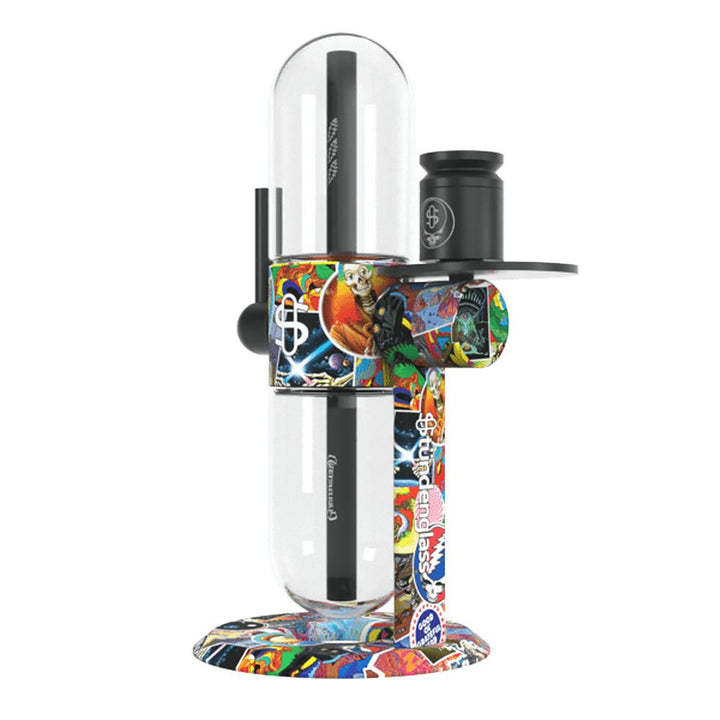 Stündenglass x Grateful Dead Gravity Infuser Water Pipe - Legacy Patchwork / 15"