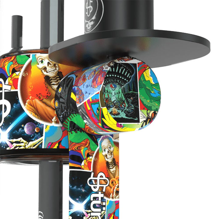 Stündenglass x Grateful Dead Gravity Infuser Water Pipe - Legacy Patchwork / 15"