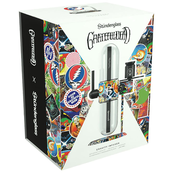 Stündenglass x Grateful Dead Gravity Infuser Water Pipe - Legacy Patchwork / 15"