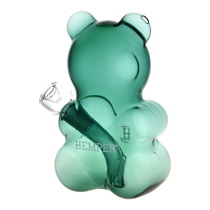 Hemper Gummy Bear Glass Water Pipe - 6.5"