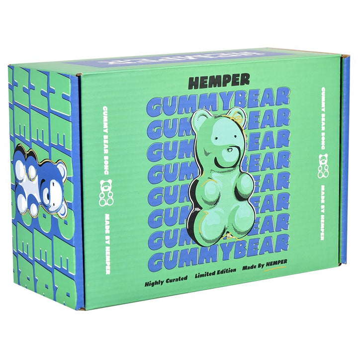 Hemper Gummy Bear Glass Water Pipe - 6.5"