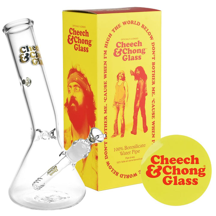 Cheech & Chong Glass Basketball Jones Chillax Beaker Water Pipe