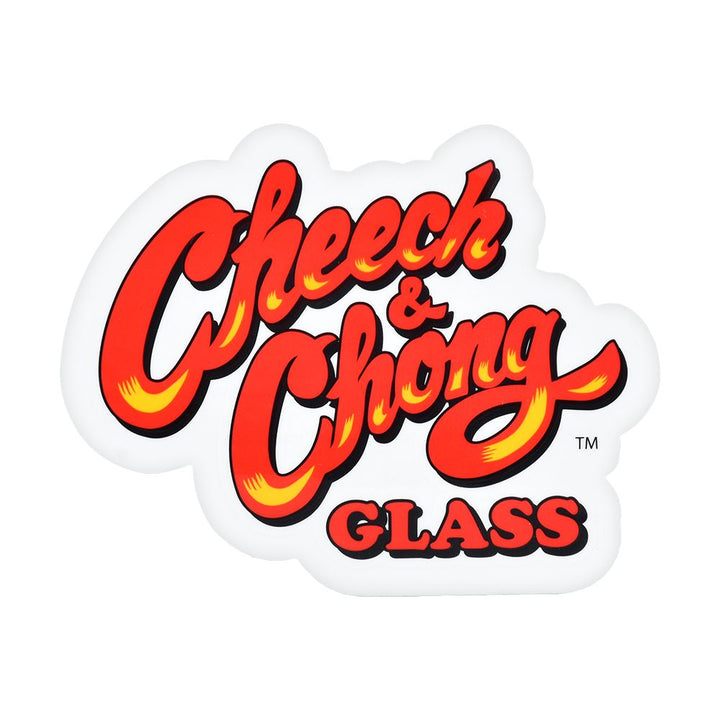 Cheech & Chong Glass Parked Beaker Water Pipe