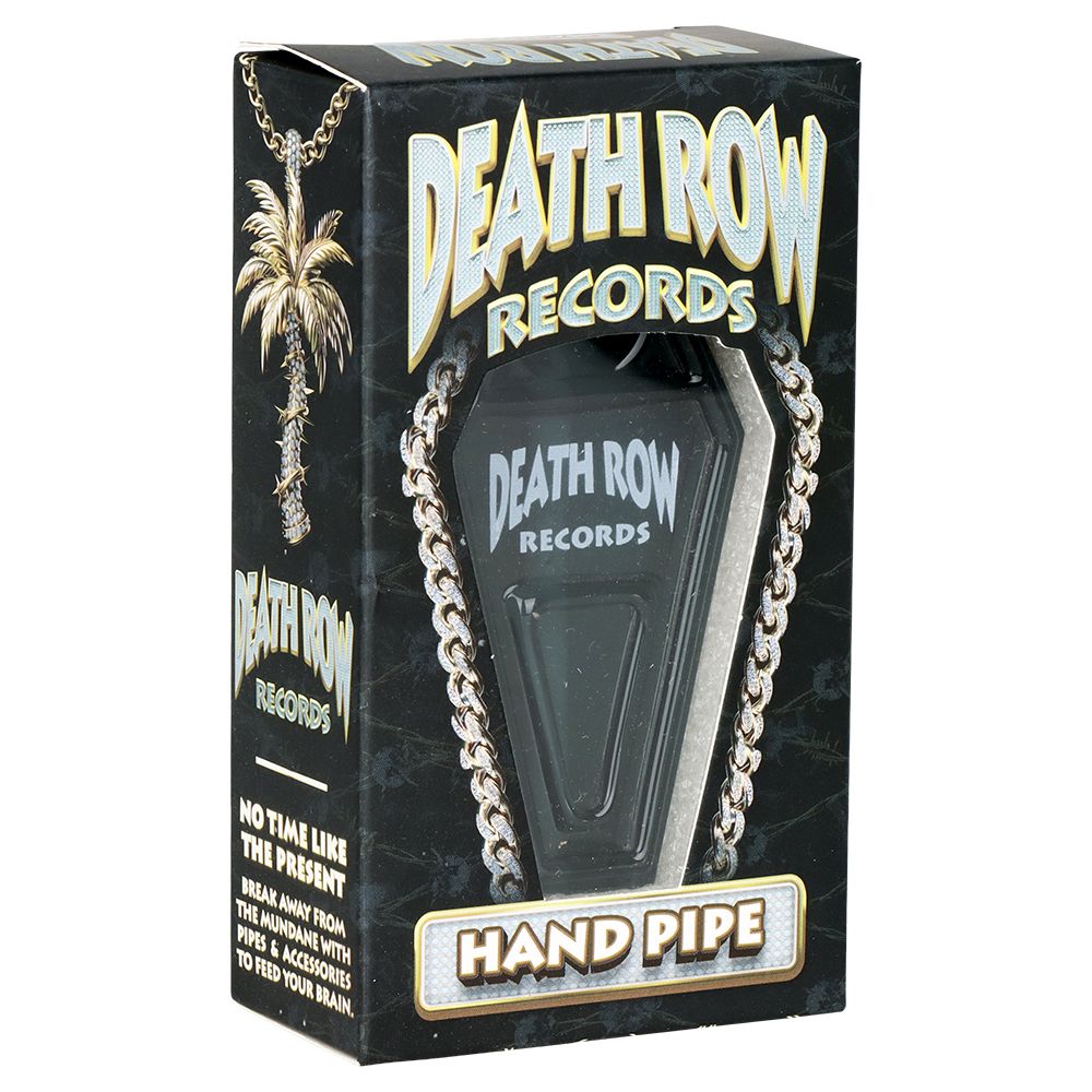 Death Row Records Coffin Glass Hand Pipe - 3.25" / Colors Vary - view 6 | BDDbrands