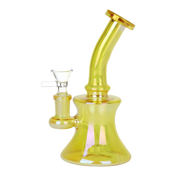 Dogg Lbs Everyday Electroplated Glass Water Pipe - 6.75" / 14mm F / Colors Vary - view 3 | BDDbrands