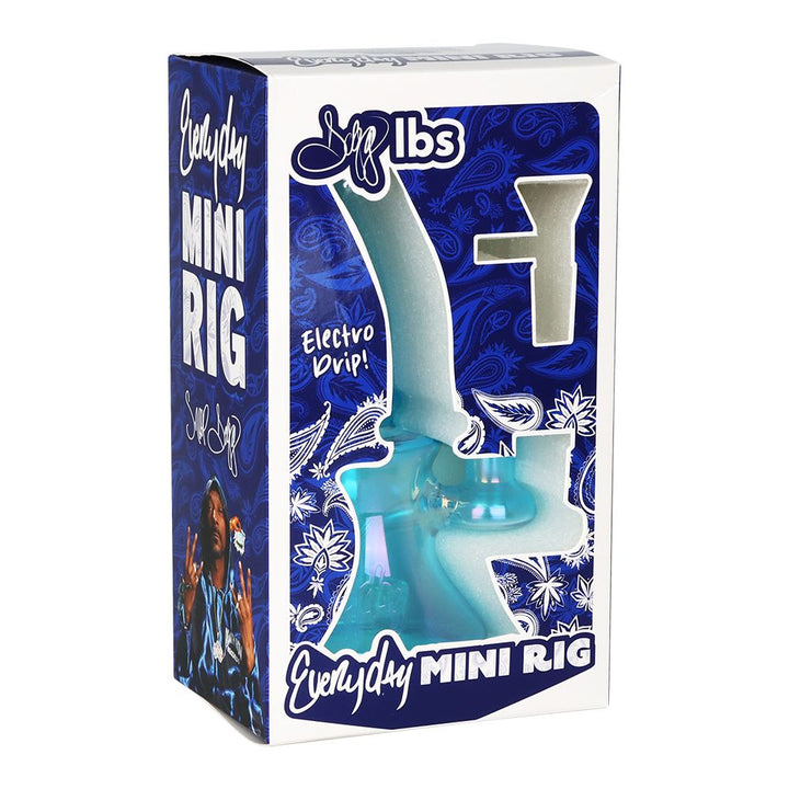 Dogg Lbs Everyday Electroplated Glass Water Pipe - 6.75" / 14mm F / Colors Vary - view 4 | BDDbrands