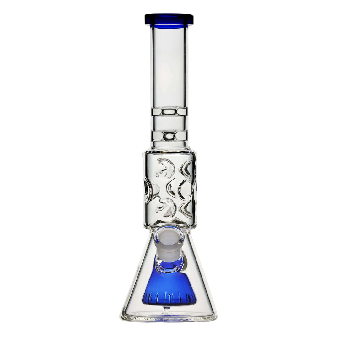 PREMIUM COLOR-ACCENTED BEAKER RIG WITH DEEP SANDBLASTED LUNAR DESIGN - view 10 | BDDbrands
