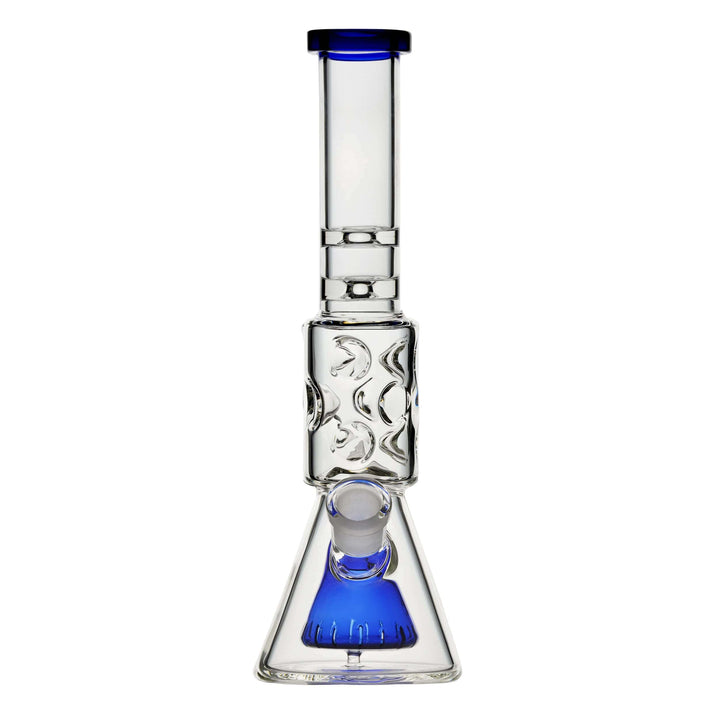 PREMIUM COLOR-ACCENTED BEAKER RIG WITH DEEP SANDBLASTED LUNAR DESIGN - view 10 | BDDbrands