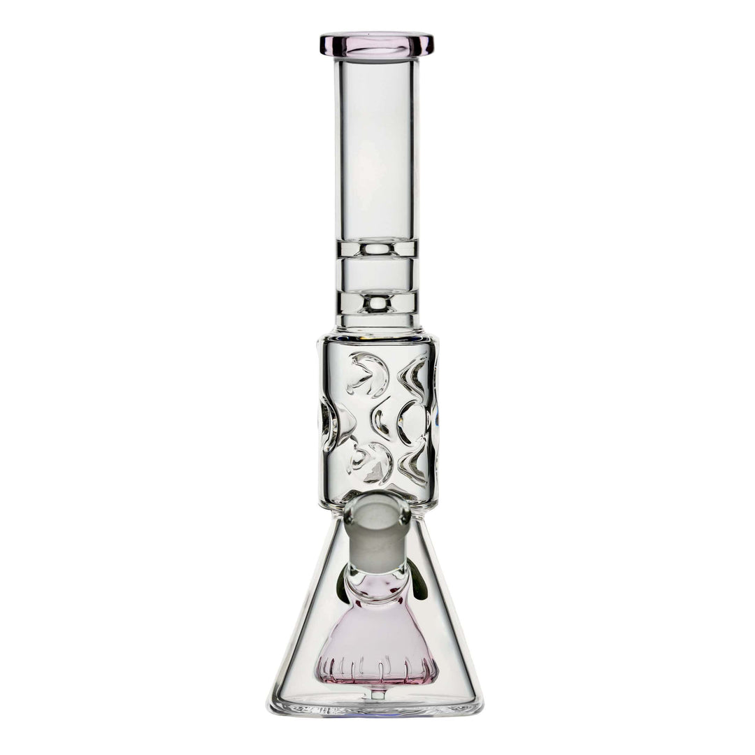 PREMIUM COLOR-ACCENTED BEAKER RIG WITH DEEP SANDBLASTED LUNAR DESIGN - view 20 | BDDbrands
