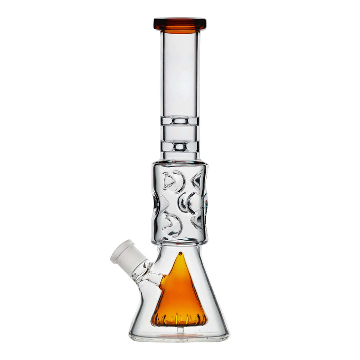 PREMIUM COLOR-ACCENTED BEAKER RIG WITH DEEP SANDBLASTED LUNAR DESIGN - view 12 | BDDbrands