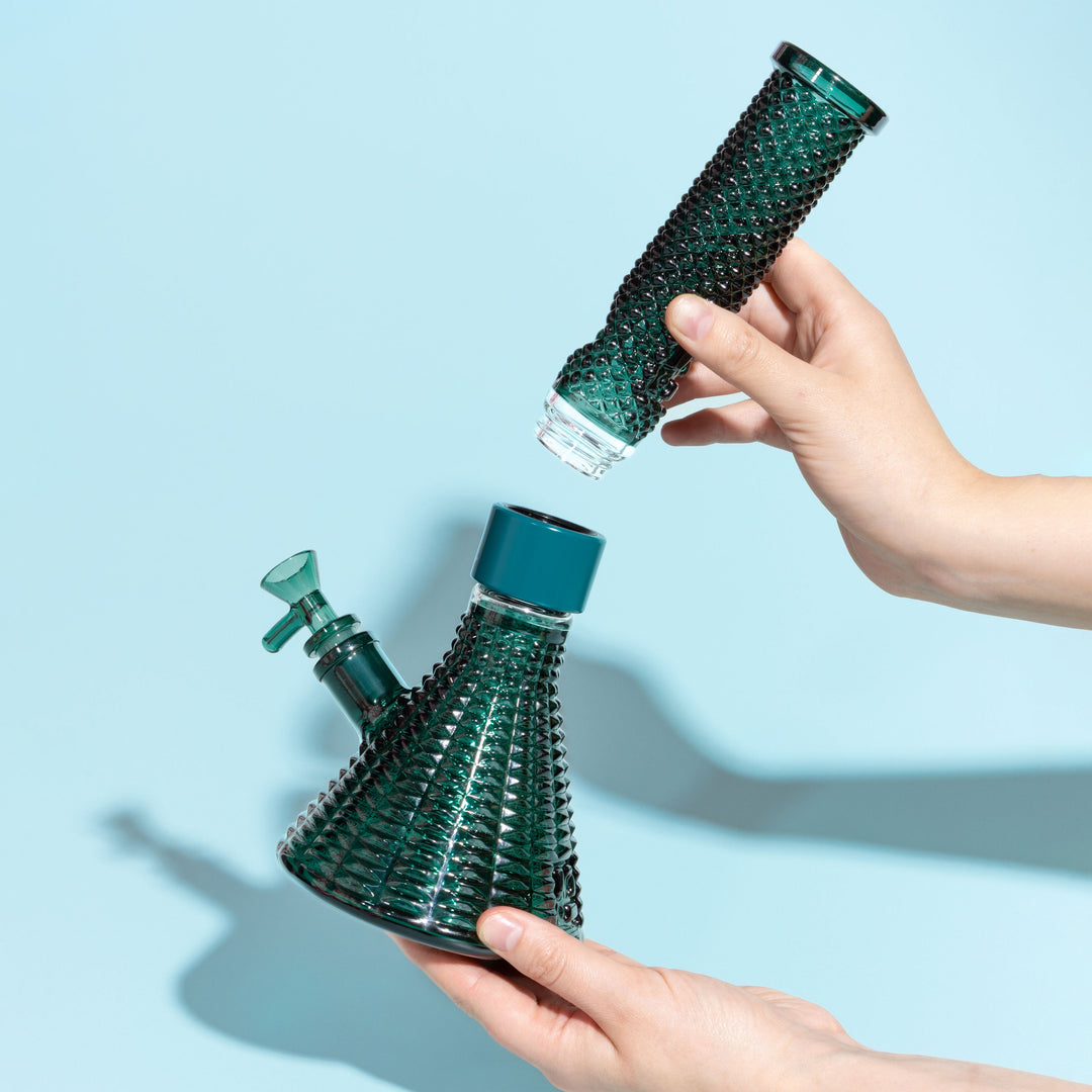 Jane West x Prism Modular Water Pipe | Teal