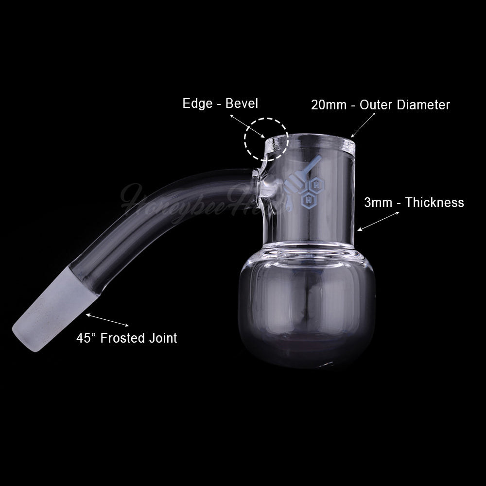 HONEY KETTLE QUARTZ BANGER - 45° DEGREE | YL