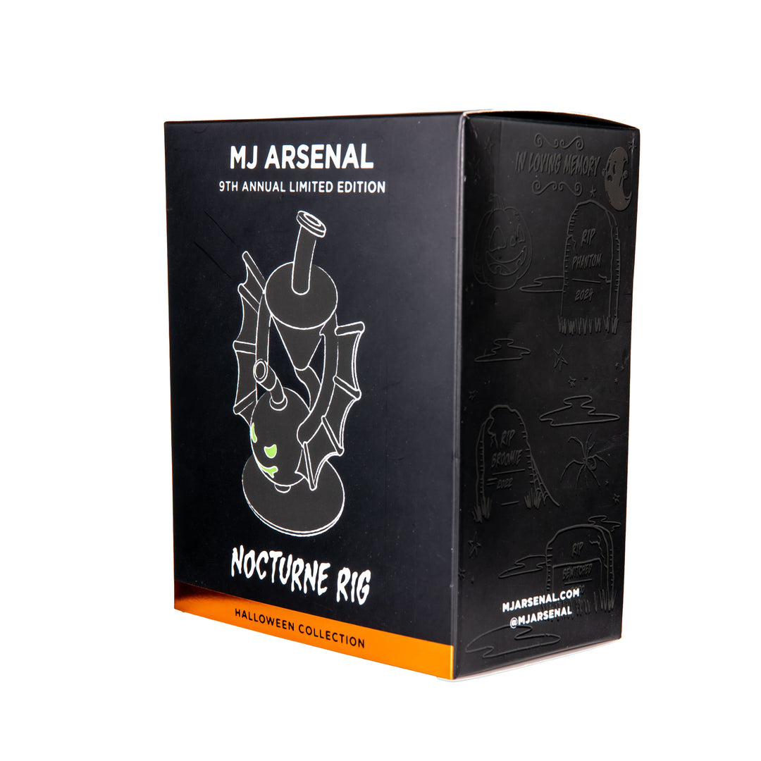 MJ Arsenal Nocturne Mini Glass Dab Rig Halloween Limited Edition - view 9 | BDDbrands